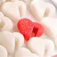 Canasuc Rouge Accroche - Red Heart-Shaped Sugar Cubes