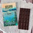 Kasama 65% Forest & Sea Dark Chocolate Bar with Rosemary and Sea Salt Bar with Package