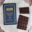 Kasama Chocolate Single Malt Canadian Whisky 70-Percent Barrel Aged Dark Bar with Package