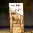 KESSHO Boba Tea 44% Cacao Milk Chocolate Cayapas Rivers Ecuador