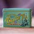 Traditional English Breakfast Tea in a Tin
